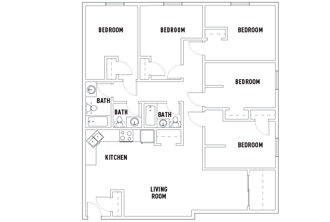 215 Stanton - 5 Bed - 2.5 Bath Unfurnished