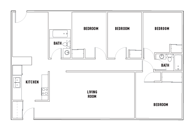 218 Stanton - 4 Bed - 2 Bath A Furnished