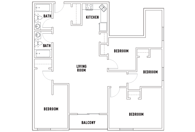 Floor Plans - Campustown - Student Housing - Ames, IA