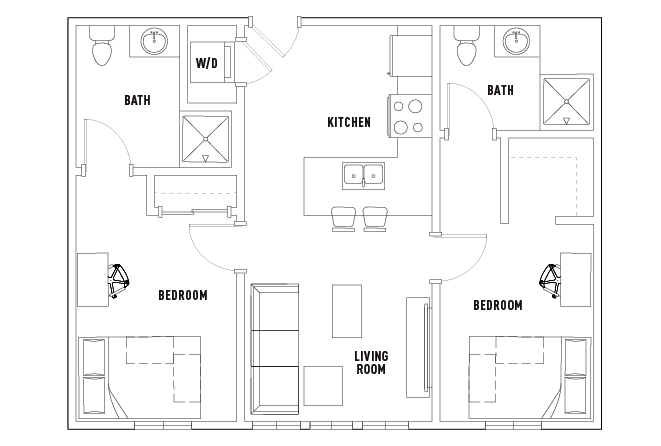 Floor Plans - The Jack - Student Housing - Flagstaff, AZ