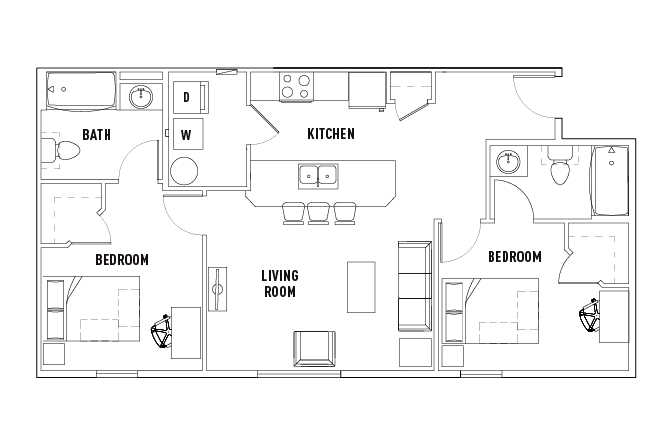 Floor Plans - University Edge - Student Housing - Kent, OH