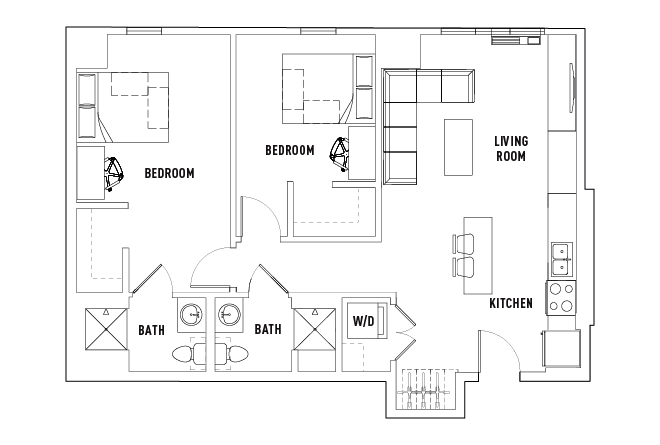 Floor Plans - The 515 - Student Housing - Eugene, OR