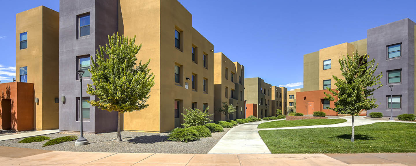 Live. Learn. Thrive. UNM housing.
