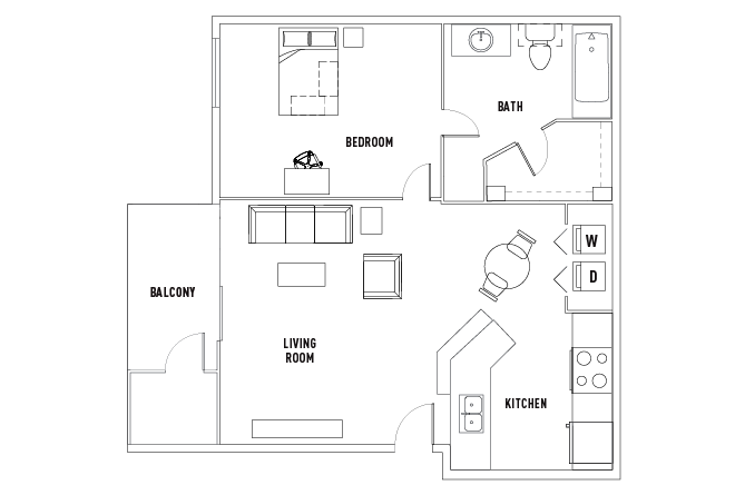 Floor Plans - University Trails - Student Housing - Lubbock, Tx