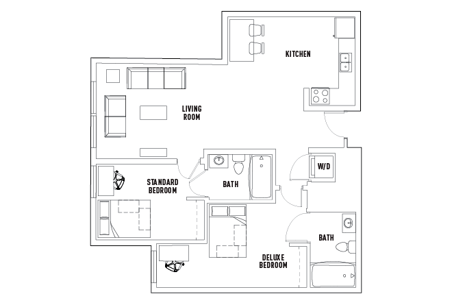 Floor Plans - 8 1/2 Canal Street - Student Housing - Richmond, VA