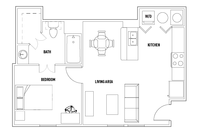 Floor Plans - Bishops Square - Student Housing - San Marcos, TX