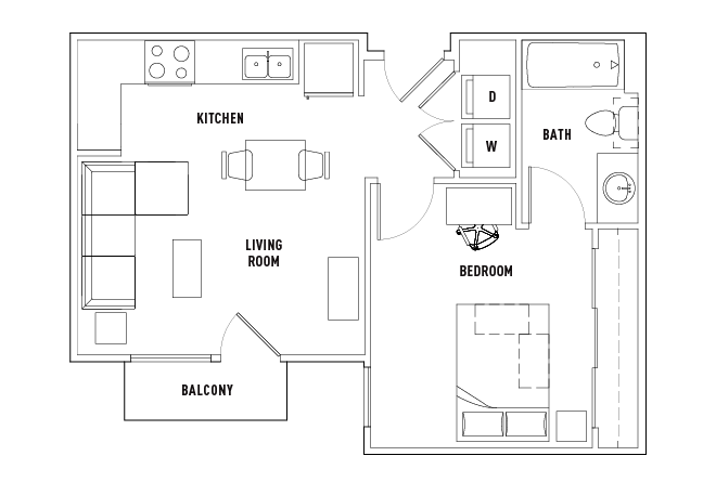 Floor Plans - 601 Copeland - Student Housing - Tallahassee, FL