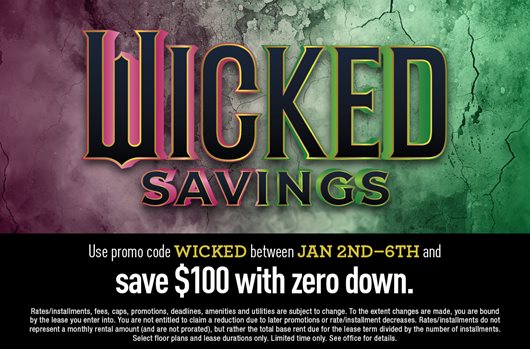 Wicked Savings Flash Sale