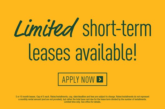 Limited short-term leases available!