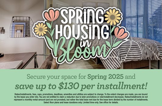 Secure your space for Spring 2025 and save up to $130 per installment!