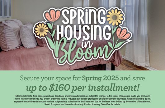 Secure your space for Spring 2025 and save up to $160 per installment!