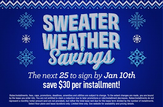 The next 25 to sign by January 10th save $30 per installment!