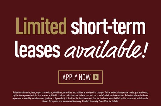 Short-term leases available