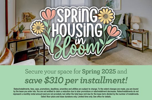 Secure your space for Spring 2025 and save $310 per installment!