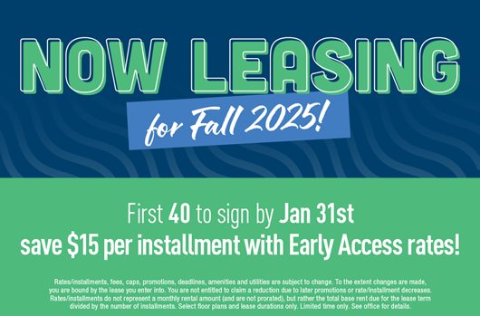 Now leasing for Fall 2025 