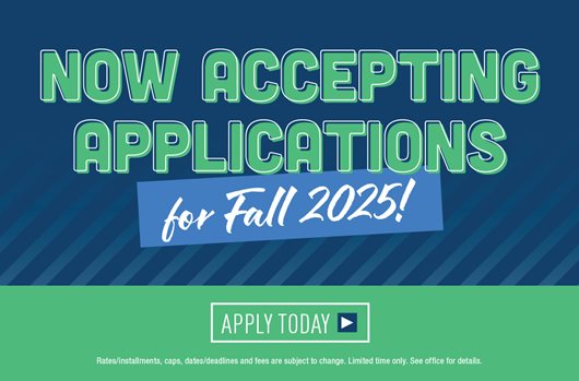 Now Accepting Applications for Fall 2025