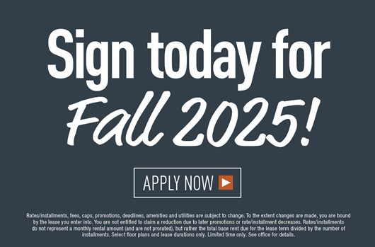 Sign today for Fall 2025