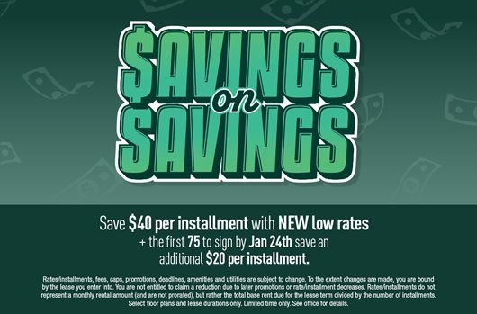 Savings on Savings!