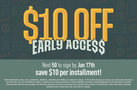 $10 Early Access | Next 50 to sign by January 17th save $10 per installment.