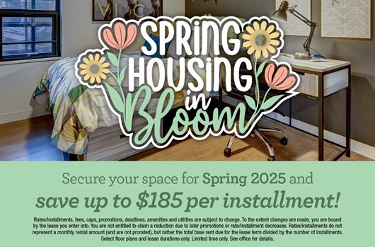 Spring Leasing Save up to $185 with Reduced Rates + zero down