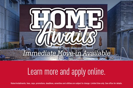 Home awaits. Immediate move-in available. Learn more and apply online.  