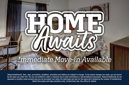 Immediate Move-in Available