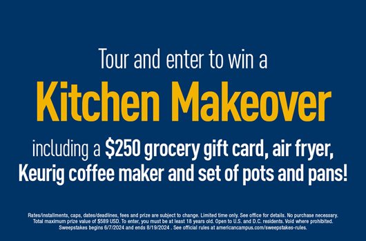 Tour and enter to win a Kitchen Makeover!