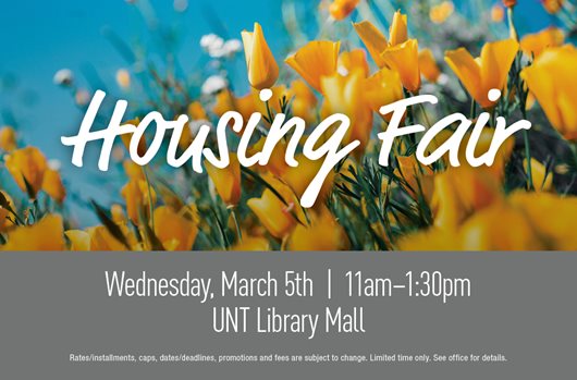 Housing Fair on March 5th