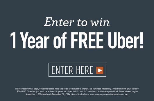 Win 1 year of free Uber!