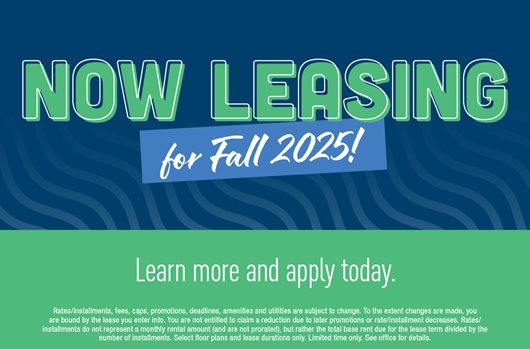 Now leasing applications for Fall 2025!