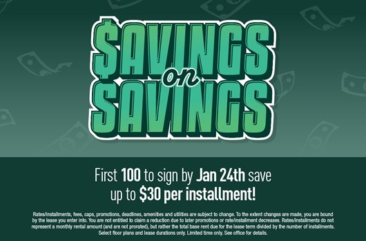 Savings on savings 25