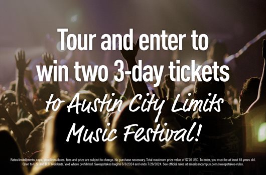 Tour and enter to win two 3-day Tickets to Austin City Limits Music Festival!