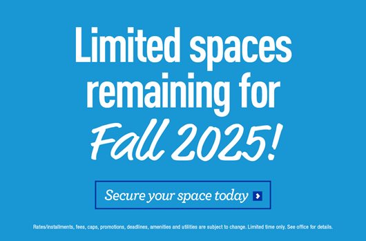 Limited spaces remaining for Fall 2025!