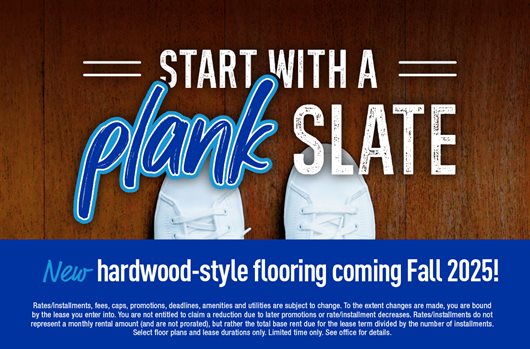 New hardwood-style flooring coming Fall 2025