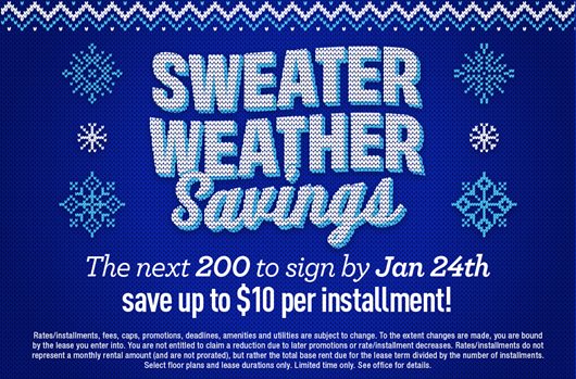 The next 200 to sign by Jan 24th save up to $10 per installment!