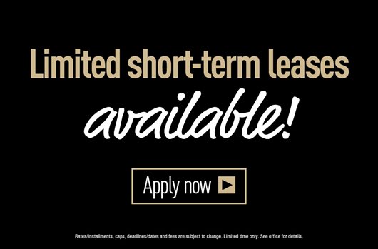 Limited short-term leases available! Apply Now>