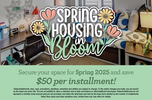 Secure your space for Spring 2025 and save $50 per installment!