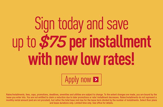 Sign today to save up to $70 per installment with new low rates! Apply now >