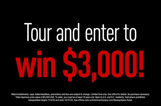 Tour and enter to win big!