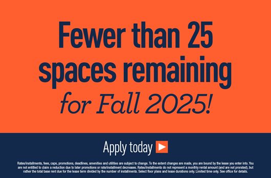 Fewer than 25 spaces remaining for Fall 2025! Apply today >