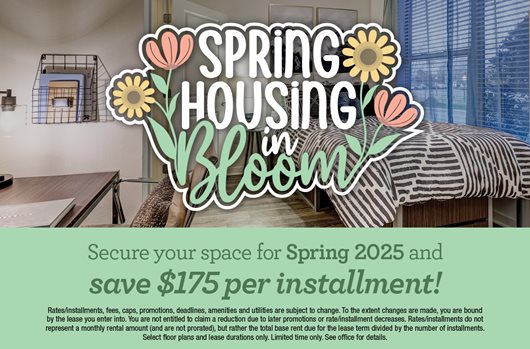 Secure your space for Spring 2025 and save $175 per installment!