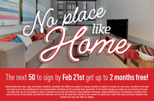 No Place Like Home Be one of the next 50 to sign by February 21st and get up to 2 months free!