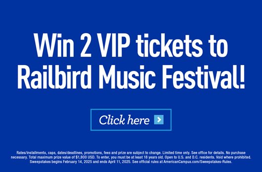 Win 2 VIP tickets to Railbird Music Festival!