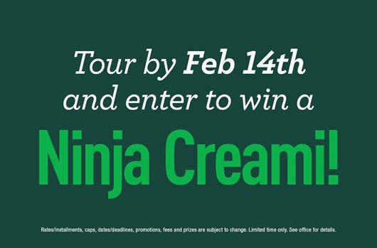 Tour by Feb 14th and enter to win a Ninja Creami!