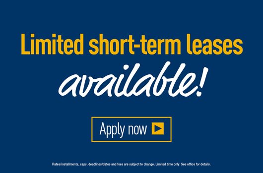Limited short term leases available!